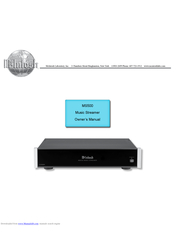 McIntosh MS500 Owner's Manual