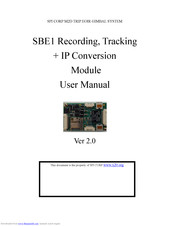 SPI Infrared SBE1 M2D User Manual