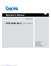 Genie GTH-2506 AU.3 Operator's Manual