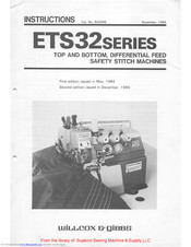 Pegasus ETS32 series Instructions Manual