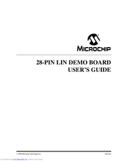 Microchip Technology 28-Pin LIN DM164120-3 User Manual