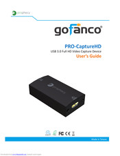 gofanco PRO-CaptureHD User Manual