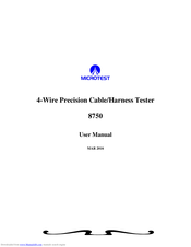 Microtest CT-8750 User Manual