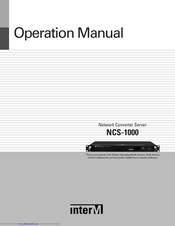 Inter-m NCS-1000 Operation Manuals