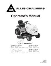 Allis-Chalmers ac130 series Operator's Manual