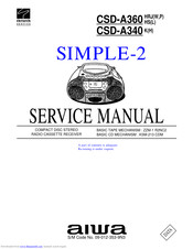 Aiwa CSD-A360 HRJ(W) Service Manual