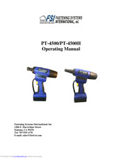 FSI PT-4500 Operating Manual