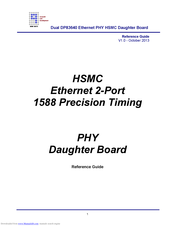 Texas Instruments DP83640 Reference Manual