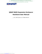 QNAP REXP-1200U-RP Hardware User Manual