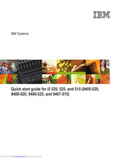 IBM i5 525 Quick Start Manual