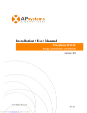 APsystems ECU-3Z Installation And User Manual