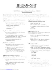 Sensaphone 2000 Installation Instructions