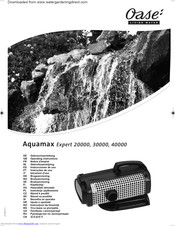 Oase Aquamax Expert 20000 Operating Instructions Manual