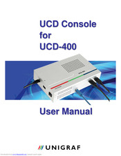 Unigraf UCD Console User Manual