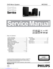 Philips MCD302 Service Manual