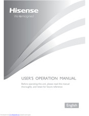 Hisense RS-47WL4SIA/CSA2 User's Operation Manual