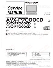 Pioneer AVX-P7000CDES Service Manual
