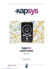 Kapsys kapten User Manual