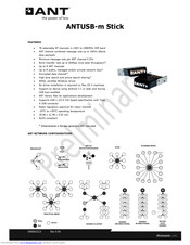 Dynastream Innovations ANTUSB-m Stick Datasheet