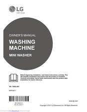 LG WTP2071 series Owner's Manual