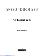 Alcatel SPEED TOUCH 570 Cli Reference Manual