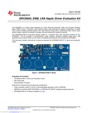 Texas Instruments DRV2604L ERM User Manual