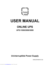 Proline UPS I3000 User Manual