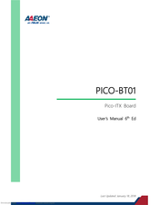 Aaeon PICO-BT01 User Manual