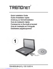 TRENDnet TEW-806UBH Quick Installation Manual