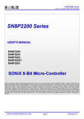 Sonix SN8P2203 User Manual
