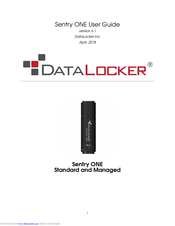 DataLocker Sentry ONE Standard User Manual