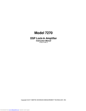 Ametek 7270 Instruction Manual