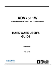 Analog Devices ADV7511W Hardware User's Manual