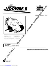 Windsor VOYAGER E Operating Instructions Manual