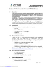 Cypress Envirosystems WPT-800-DB Series Installation Manual