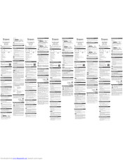 Oregon Scientific CIR100 Quick Start Manual