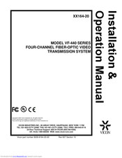 Vicon VF-440RR Installation & Operation Manual