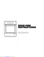 PicoBrew Sous Vide Instructions Manual
