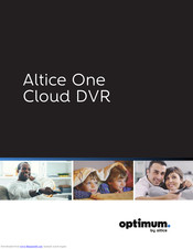 Optimum Altice One Cloud DVR User Manual