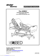 STRYKER GOBED 2500 Operation Manual