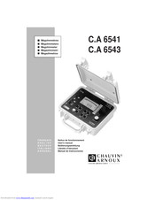 Chauvin Arnox C.A 6543 User Manual