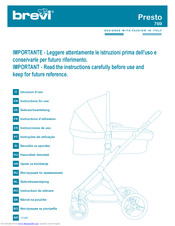 Brevi Presto 769 Instructions For Use Manual