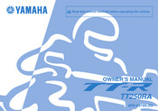 Yamaha TT250RA Owner's Manual