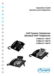 Auerswald COMfortel 2600 IP Operation Manual