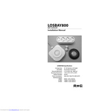 RC Lighting LOSBAY800 Installation Manual