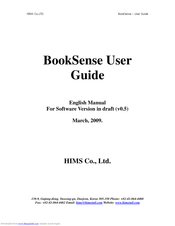 HIMS BookSense User Manual