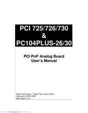 Eagle Technology PCI 726 User Manual