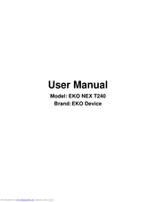 EKO Device NEX T240 User Manual