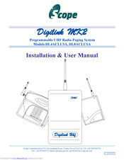 scope DL8ACLUSA Installation & User Manual