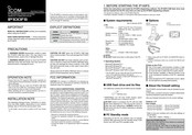 Icom IP100FS Instructions
